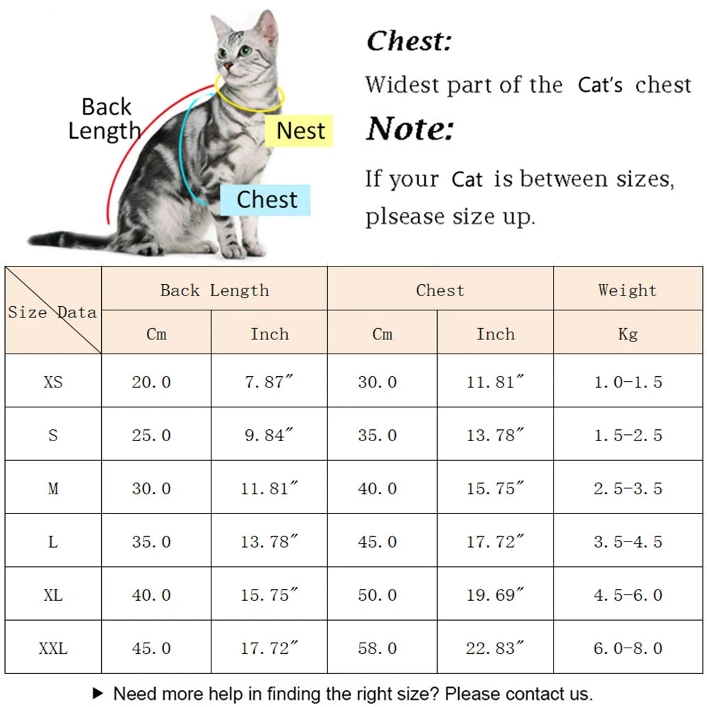 Non-Hair-Sticking Pet Hoodie for Cats & Small Dogs