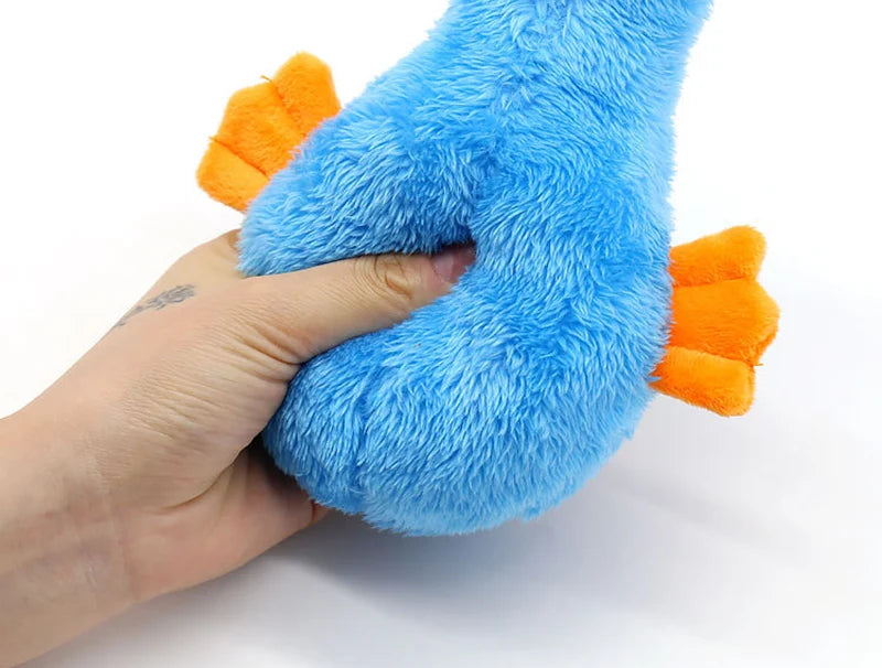 Duck Chew & Molar Toy for Dogs — Linen & Down, 25–34 cm