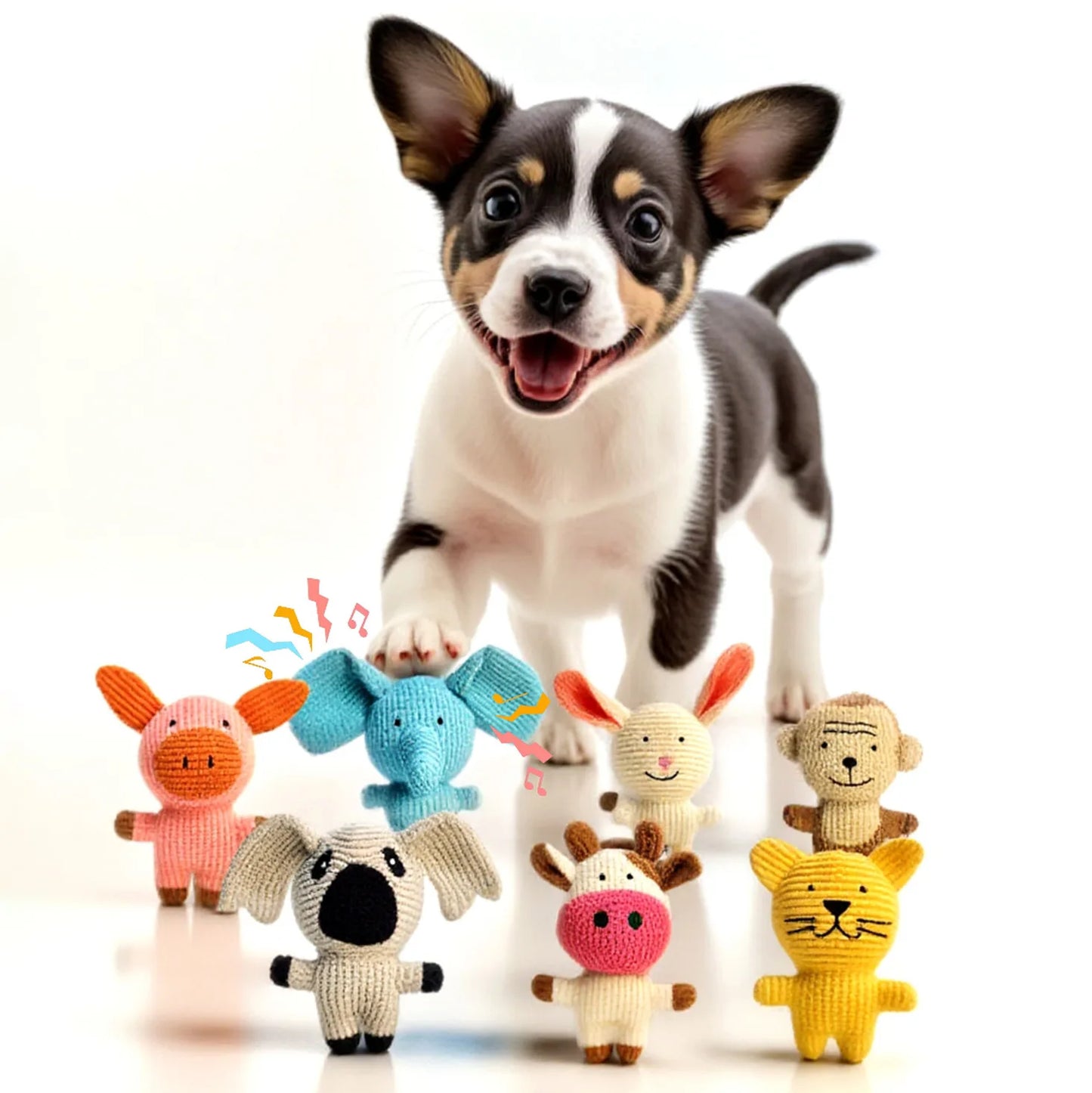 Squeaky Cartoon Plush Toy for Dogs & Cats