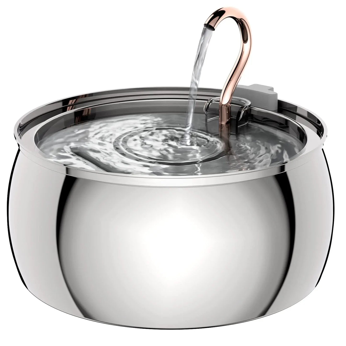 4L Ultra-Quiet Stainless Steel Pet Water Fountain — Filtered Dispenser for Cats & Dogs