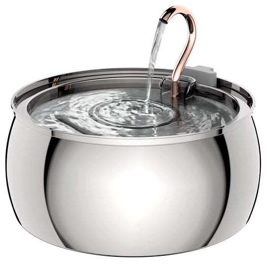 Distributeur d'eau automatique pour animaux de compagnie en acier inoxydable 4L, fontaine à eau pour chat ultra silencieuse avec filtre, produits pour chats