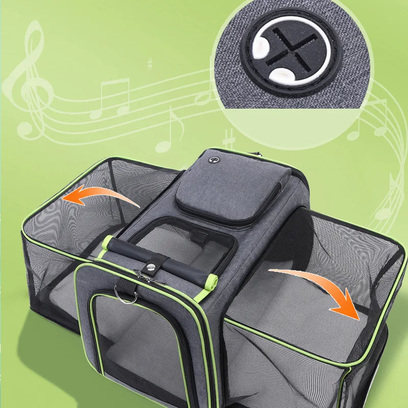 Foldable Large Capacity Pet Carrier Bag