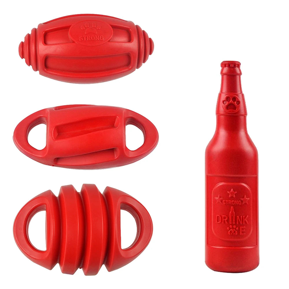 Indestructible TPR Dog Chew Toy for Aggressive Chewers