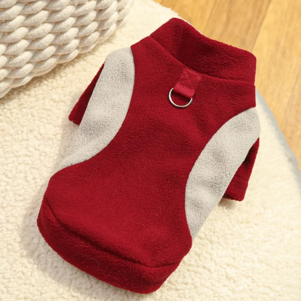 Soft Fleece Dog Hoodie & Warm Winter Coat