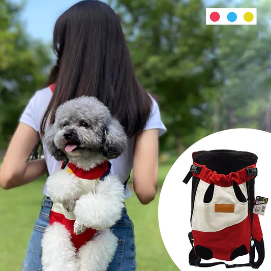 Breathable Mesh Pet Carrier Backpack for Small Dogs & Cats