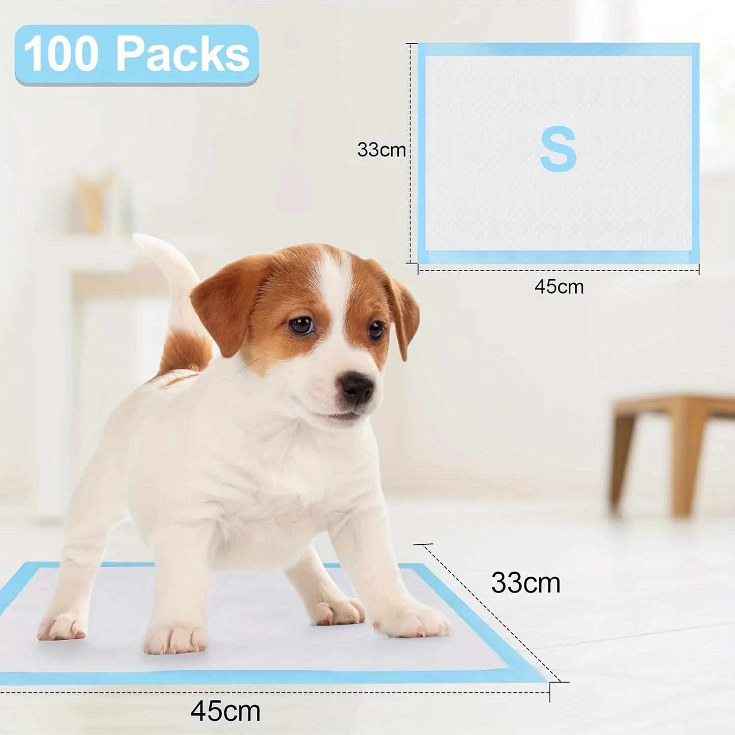 Alèses de propreté super absorbantes pour chiens - Épaisses (pack de 100/200)