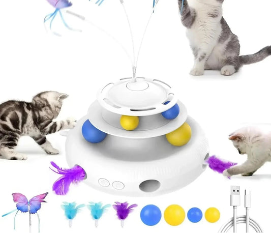 3-in-1 Automatic Interactive Cat Toy
