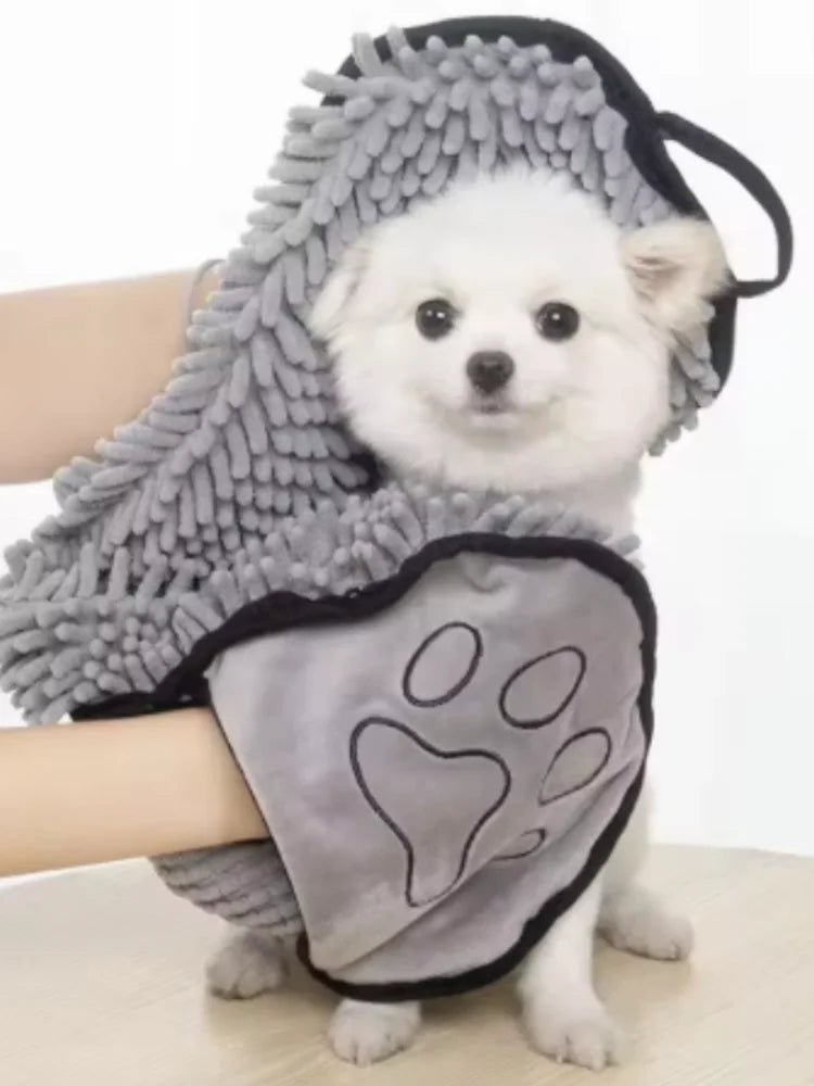 Quick-Drying Super Absorbent Pet Bath Towel for Dogs & Cats