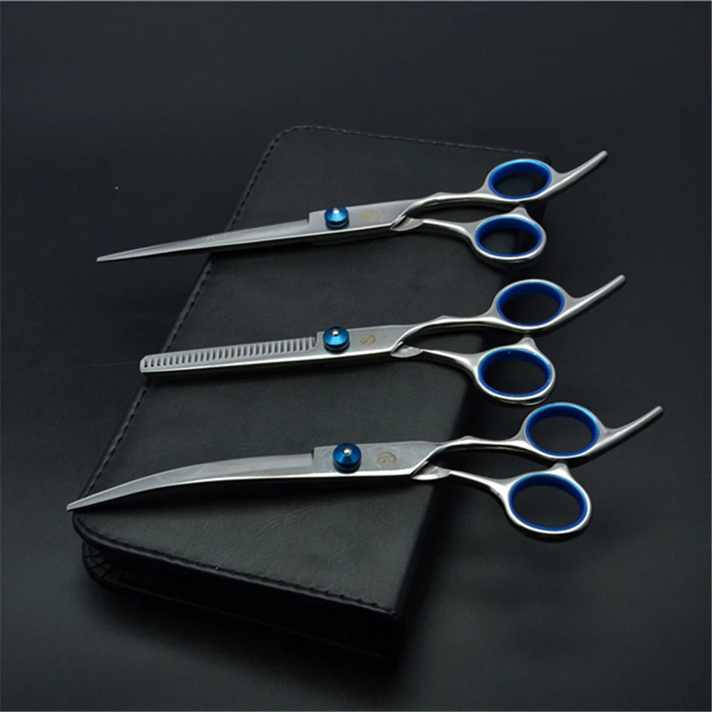 Professional Dog Grooming Scissors Set - 6" & 7" Stainless Steel