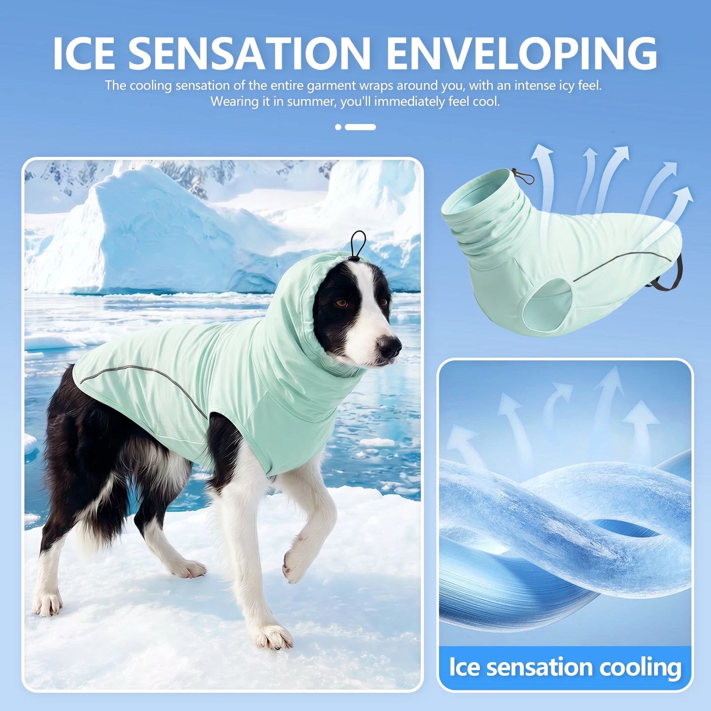 UV Protection Cooling Summer Shirt for Dogs & Cats