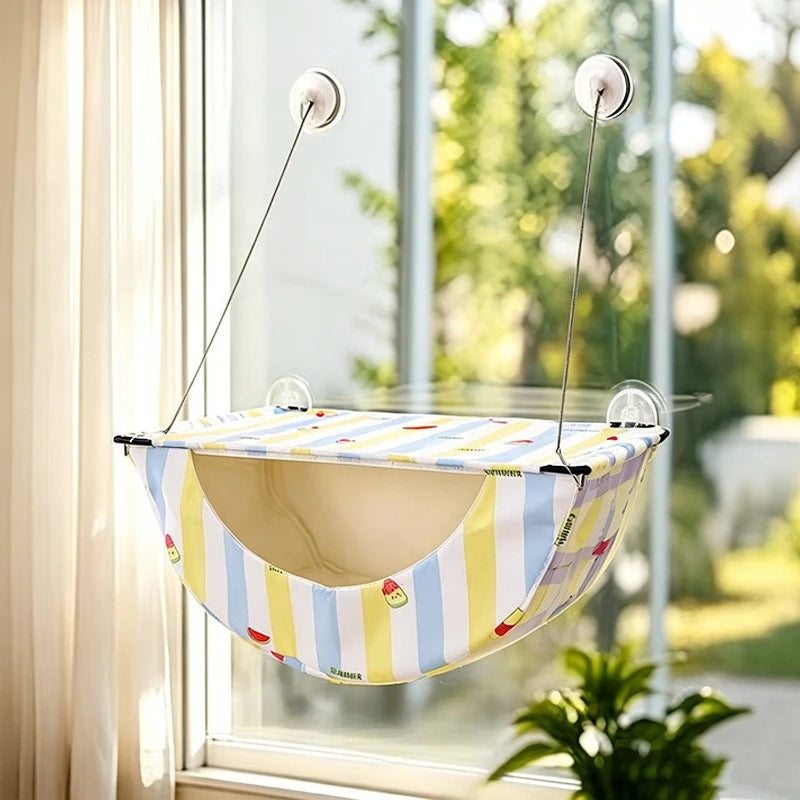 Suction-Cup Cat Window Hammock