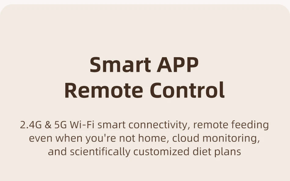 Smart Automatic Pet Feeder with 1080P HD Camera & Wi-Fi Control