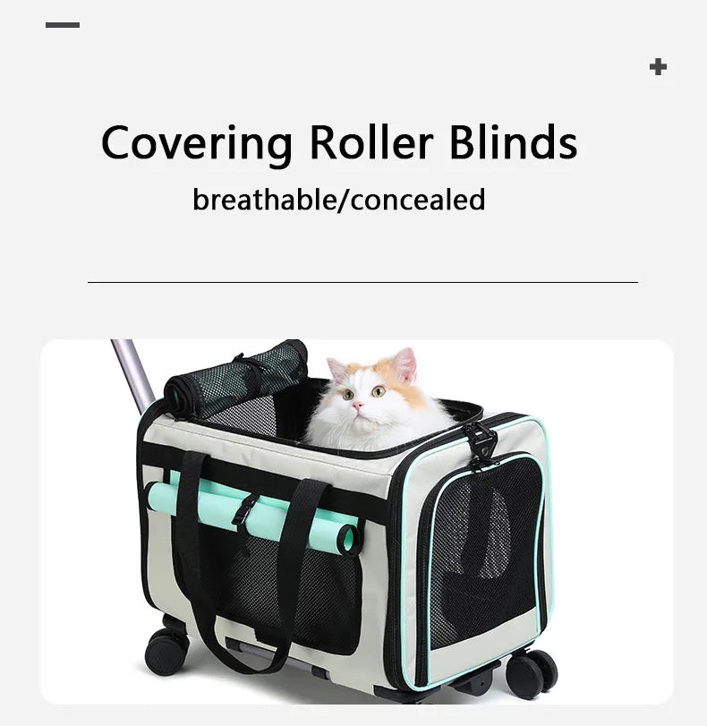Sac de transport pliable pour animaux de compagnie — Grande valise de voyage détachable