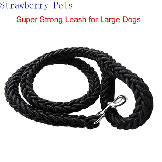 Heavy Duty Nylon Dog Leash & Collar Set - 130cm