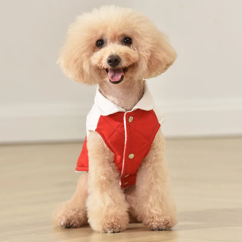 Warm Cotton Dog Coat Vest & Puppy Shirt