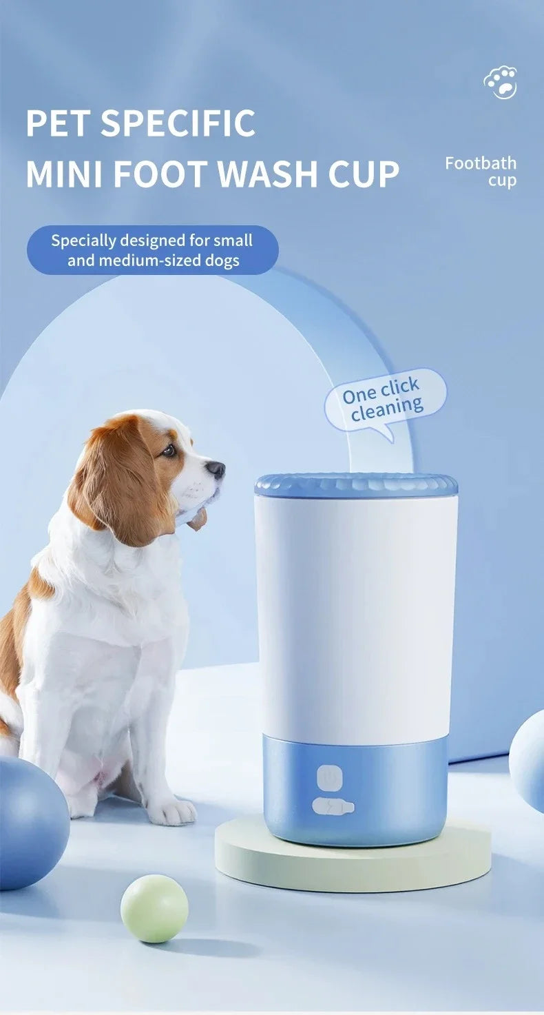 Portable Electric Pet Paw Cleaner | Low Noise & Waterproof