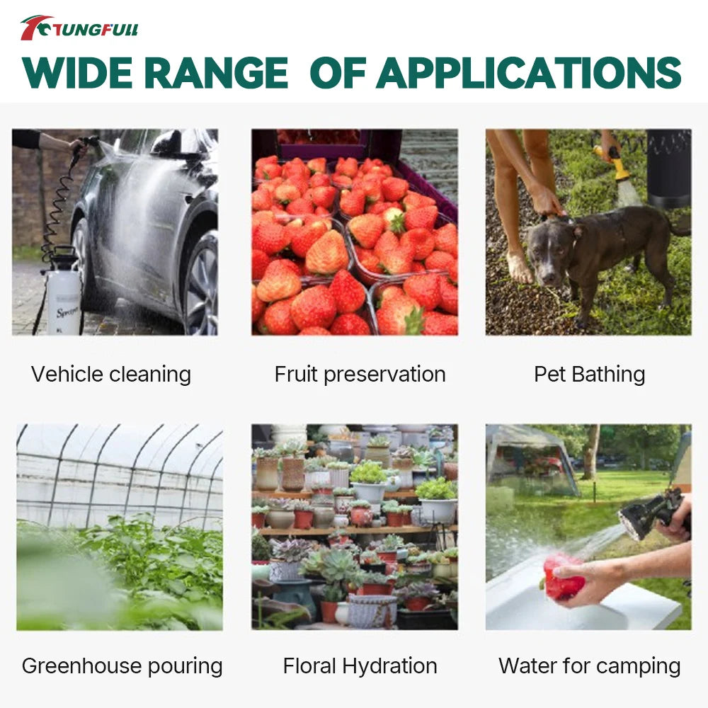 Portable Manual Camping Shower Pump with 3m Hose