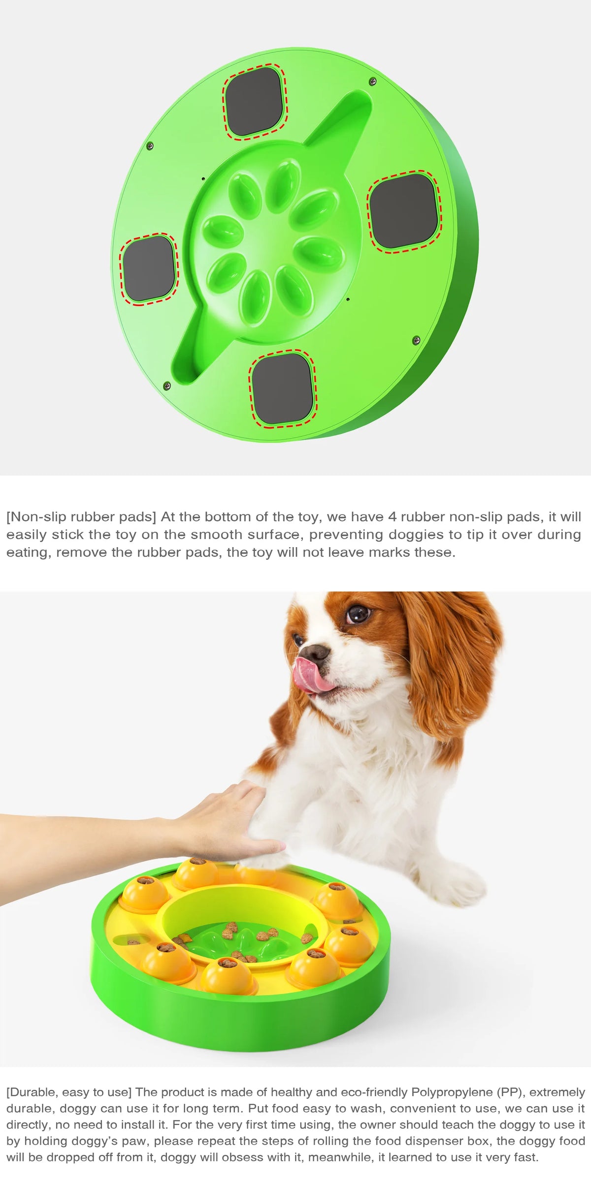 Interactive Dog Puzzle Feeder – Slow Feeding Treat Maze Enrichment Toy