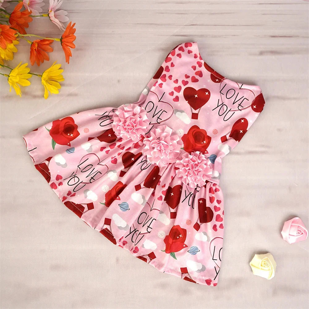 Bow Knot Princess Dress for Small Dogs & Cats