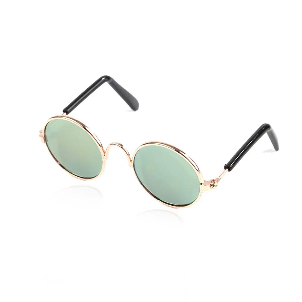 Vintage Round Pet Sunglasses for Cats & Small Dogs