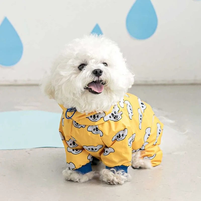 Waterproof Hooded Raincoat Jumpsuit for Dogs & Cats