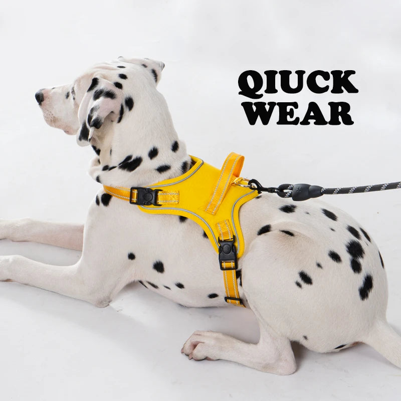 Ultra-Light Dog Harness Vest — Quick-Fit Saddle Design, No-Pull Chest Strap & Escape-Proof