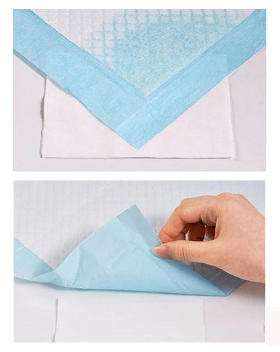 Absorbent Puppy Training Pee Pads — Disposable Dog Diapers for Indoor Use