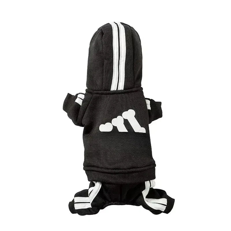 Winter Dog Jumpsuit - Warm Fleece Hoodie for Small to Large Dogs