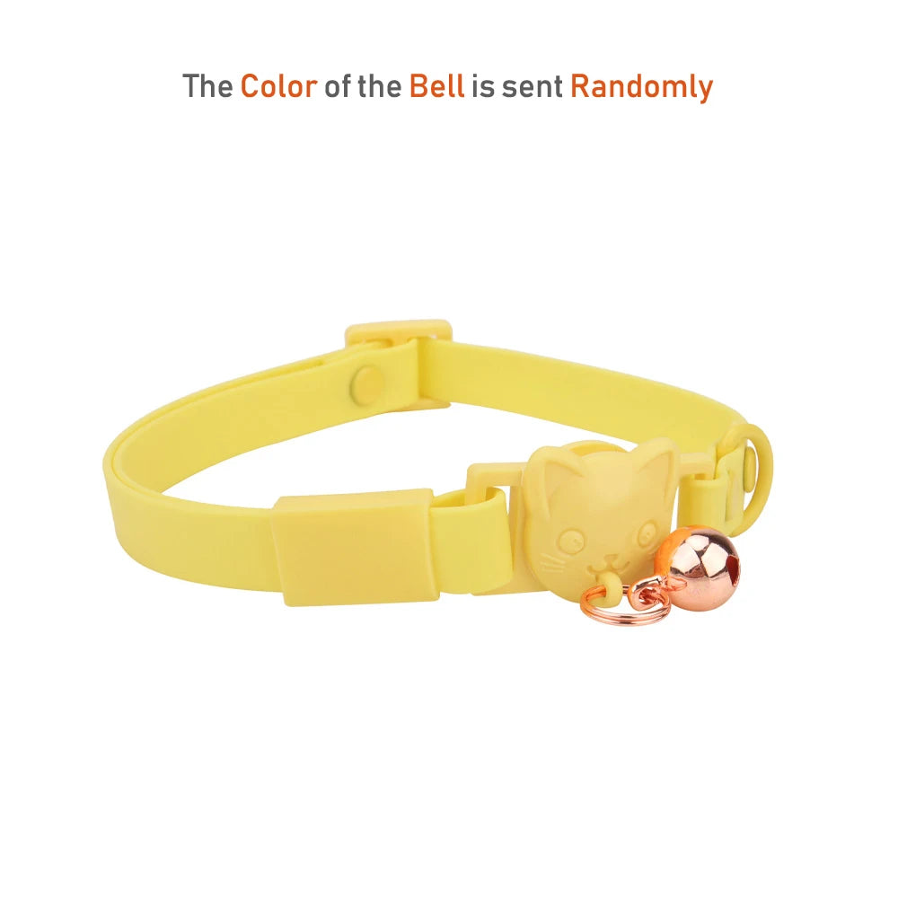 Waterproof Adjustable Cat Collar with Bell