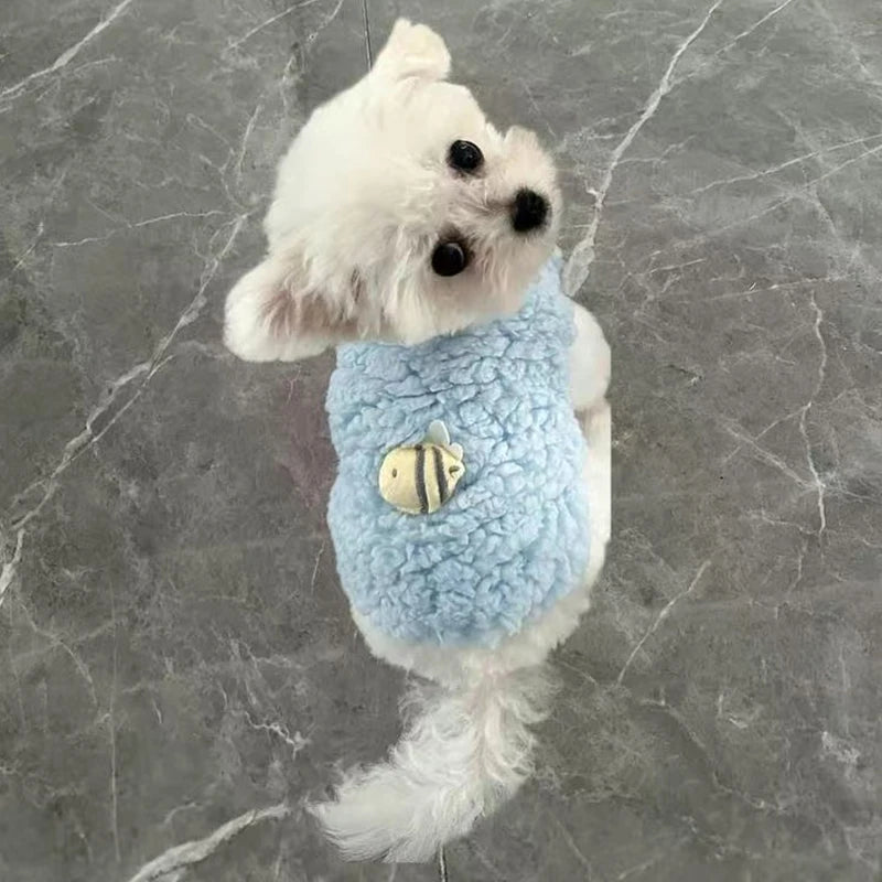Warm Fleece Vest for Kittens, Puppies & Small Pets