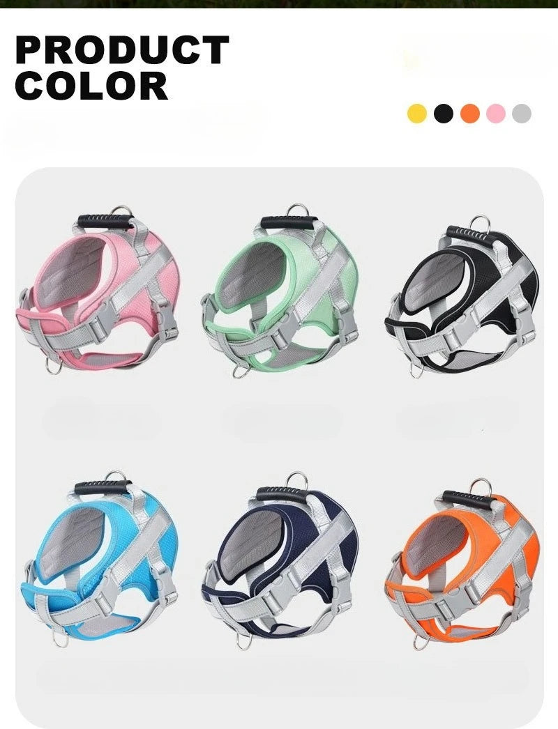 No Pull Dog Harness with Front Clip and Handle