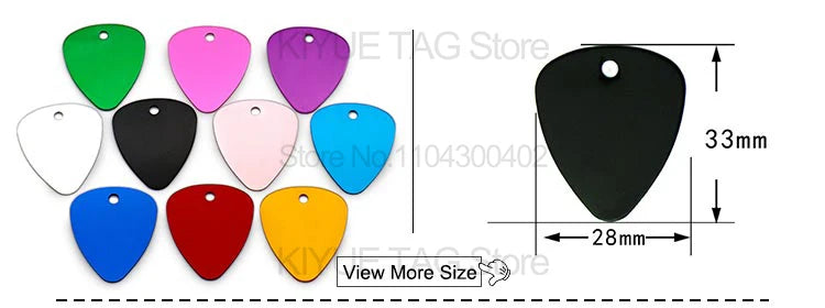 Personalised Aluminium Pet ID Tags – Pack of 100