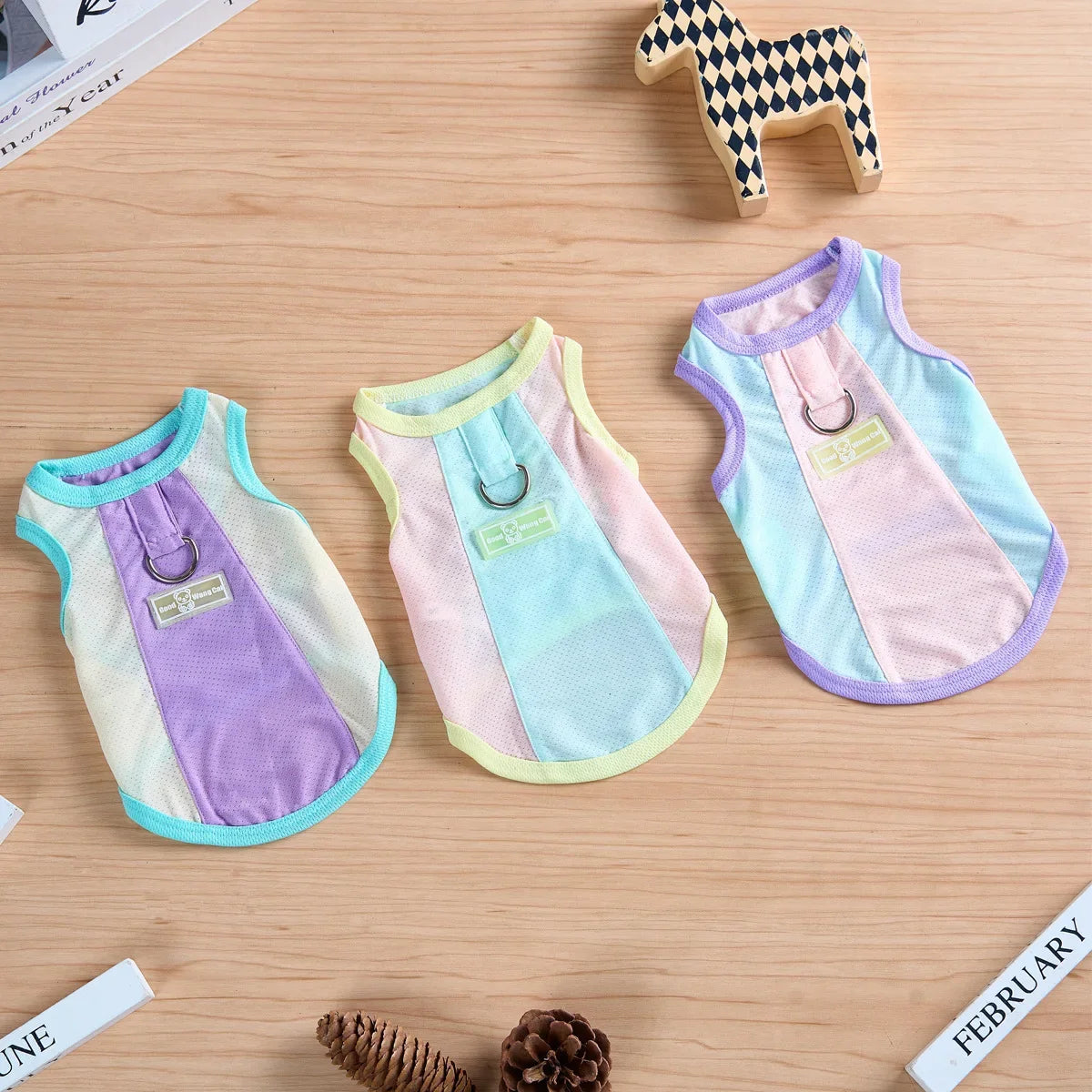Gilet rafraîchissant réfléchissant et t-shirt d'été pour chiens et chats de petite, moyenne et grande taille