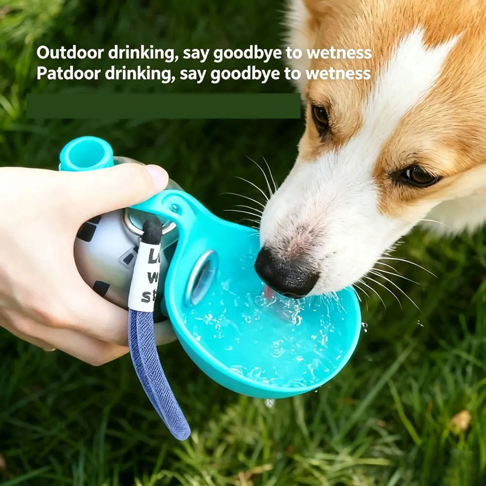 Portable Stainless Steel Water Dispenser for Dogs