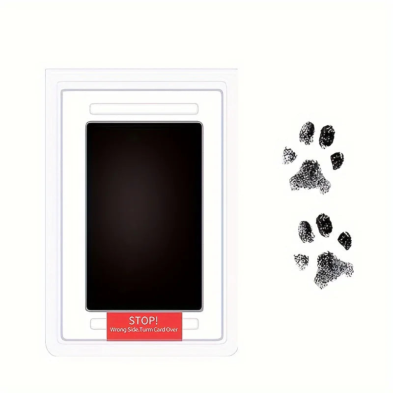 Tampon encreur sans contact pour empreintes de pattes d'animaux – Kit souvenir commémoratif pour chiens et chats
