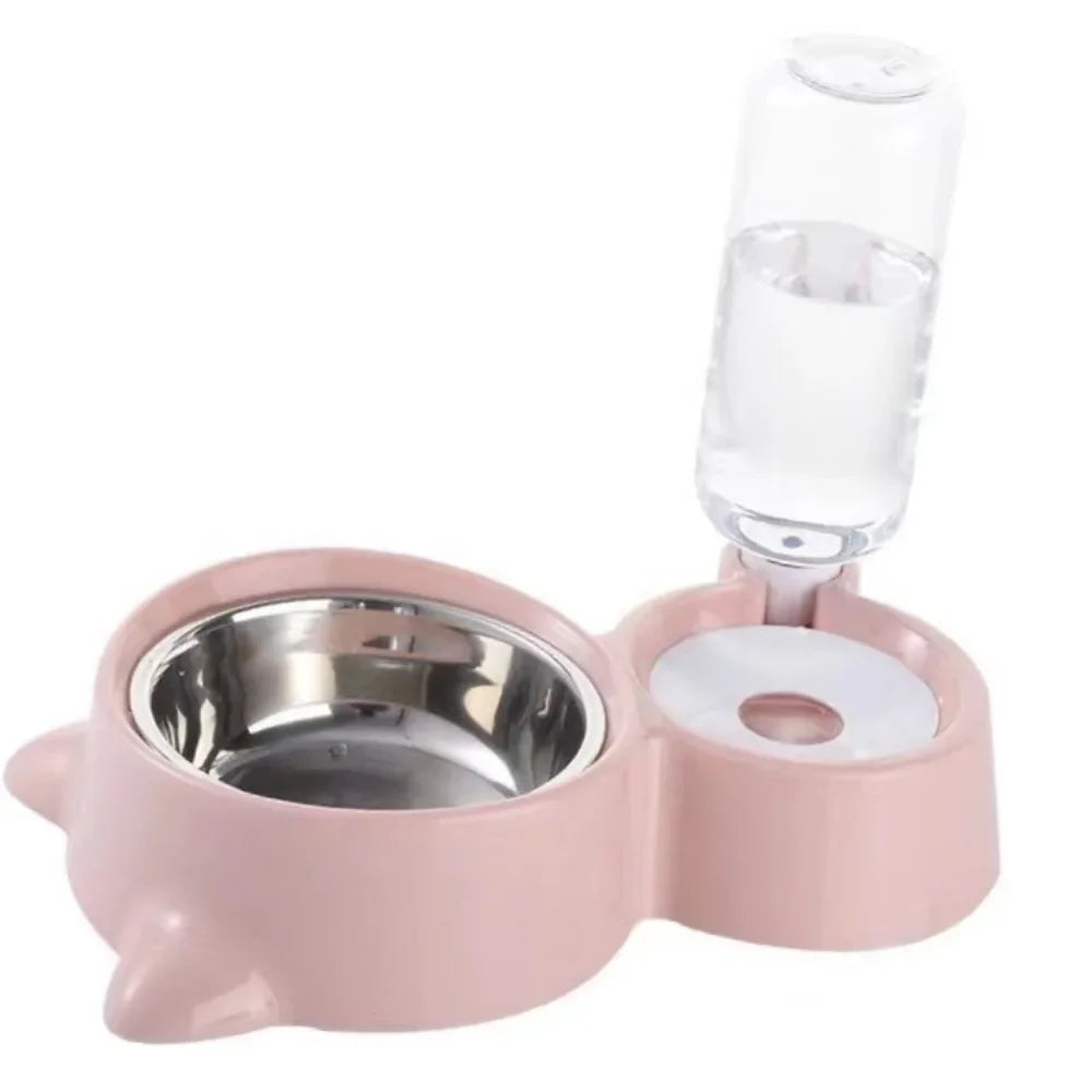 Gravity Pet Water & Food Dispenser Station – For Cats & Dogs