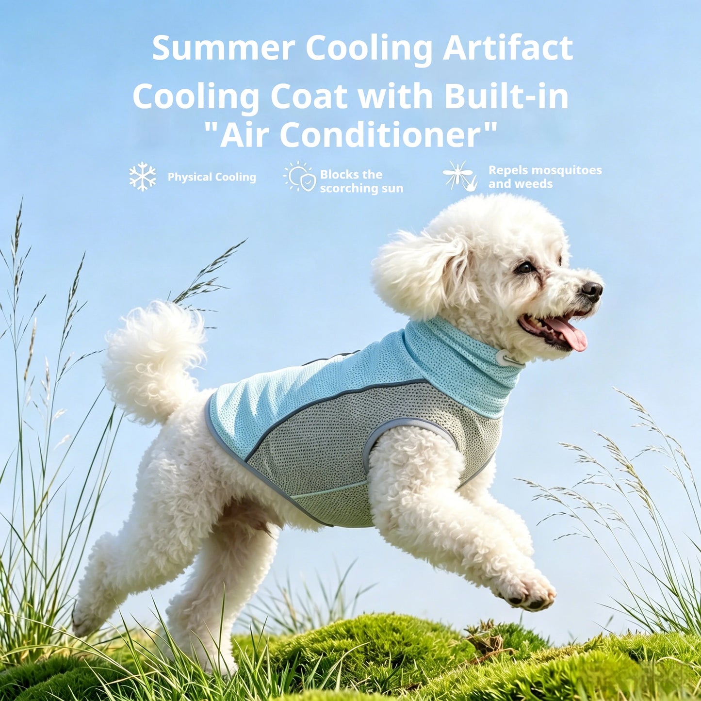 Ice Pack Cooling Vest for Small & Medium Dogs