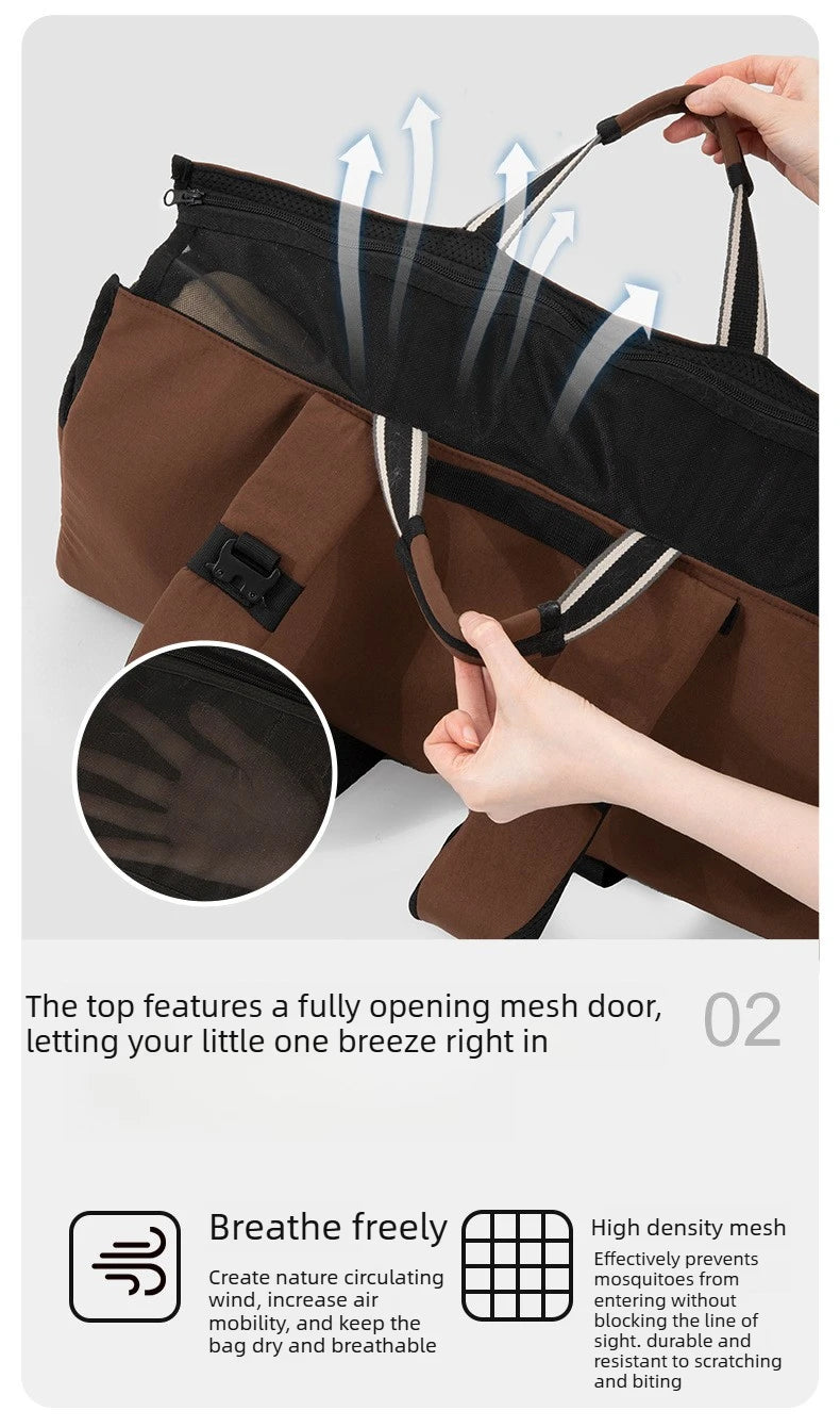 Long-Body Dog Carrier Backpack