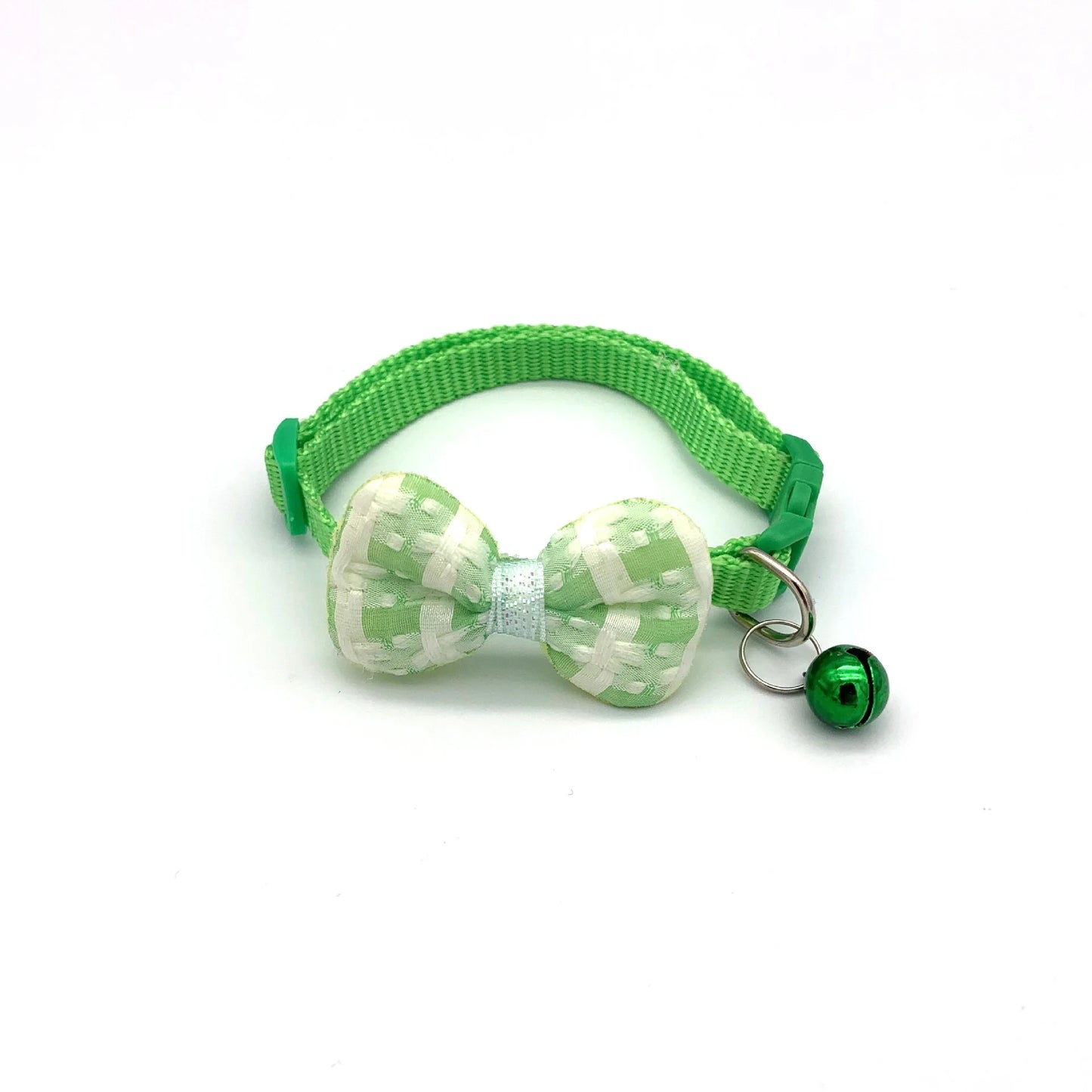 Cute Bow Cat Collar with Safety Bell