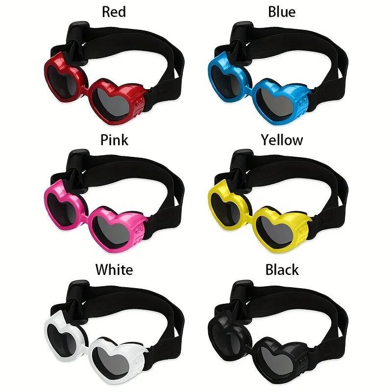 Lunettes de soleil de protection UV pour animaux de compagnie - Protection élégante des yeux pour chiens et chats