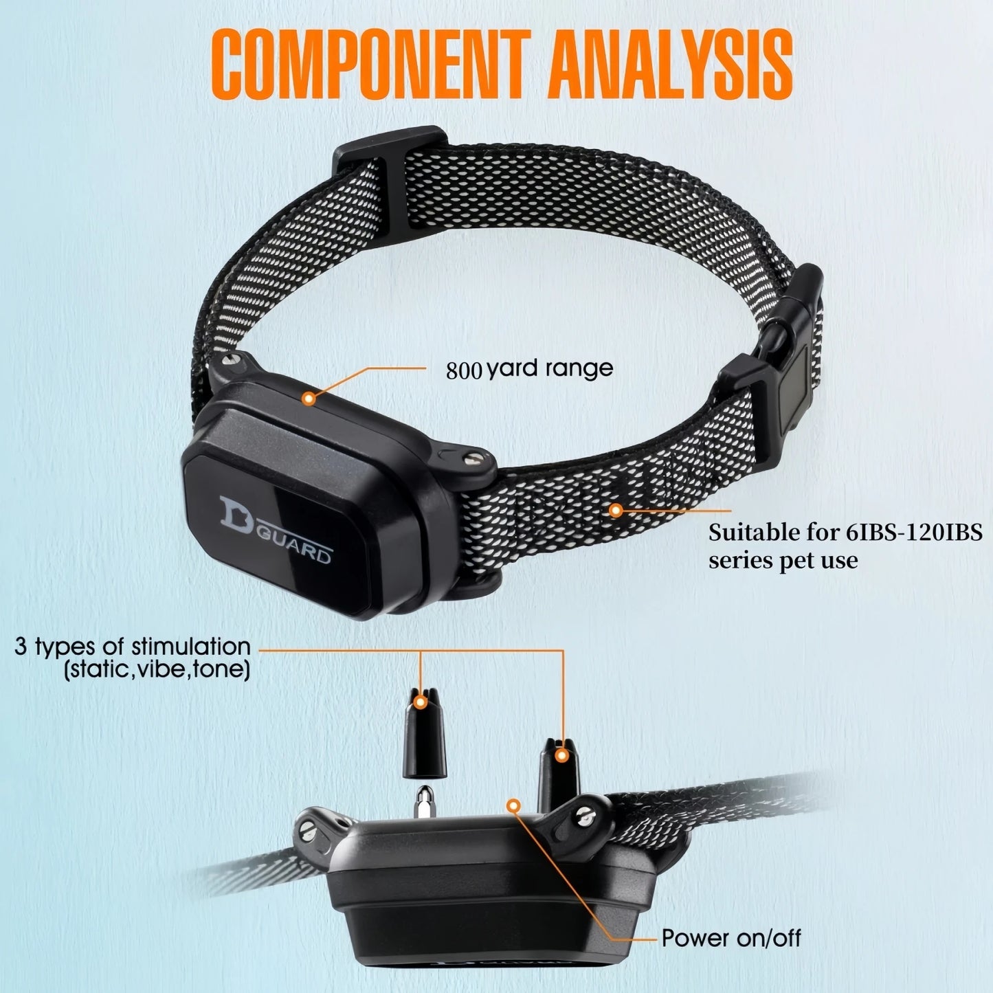 Digital Remote Dog Training Collar — 800m Range, LCD Display & Waterproof