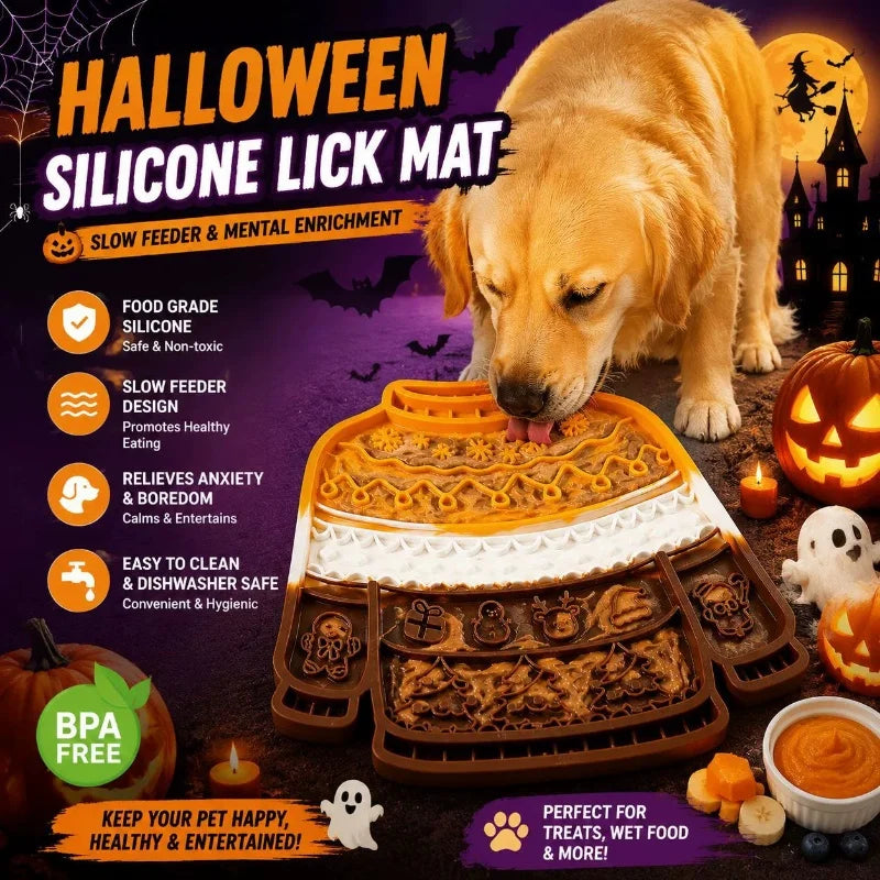 Christmas Silicone Lick Mat for Dogs & Cats