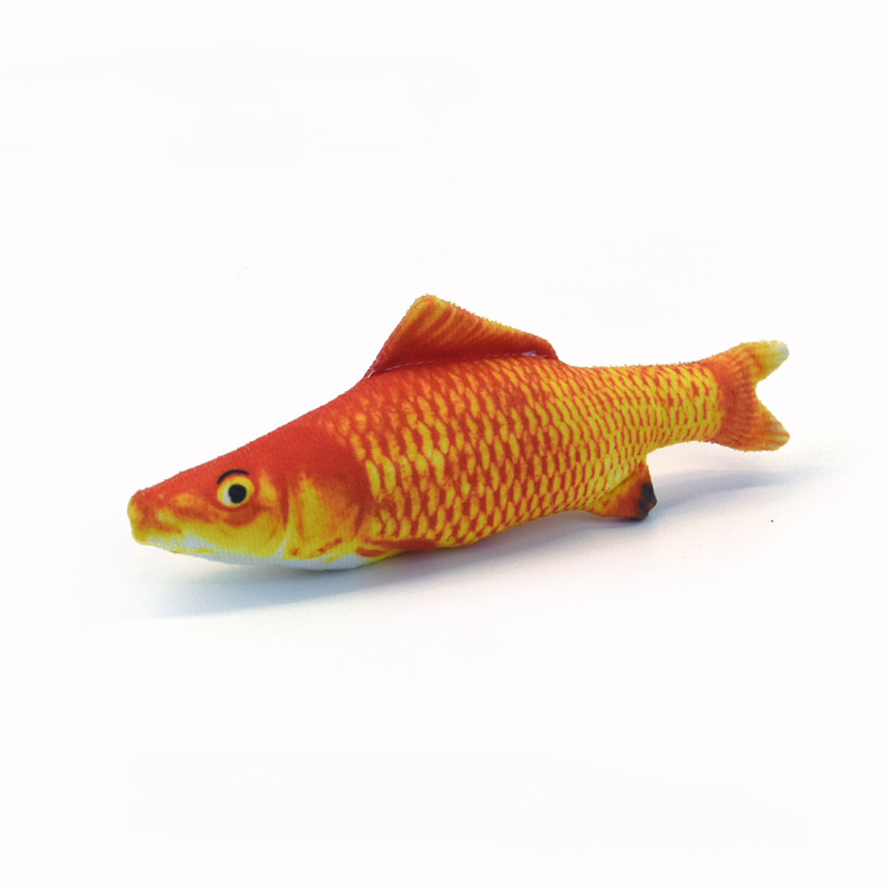 Realistic Plush Fish Cat Toy Pillow