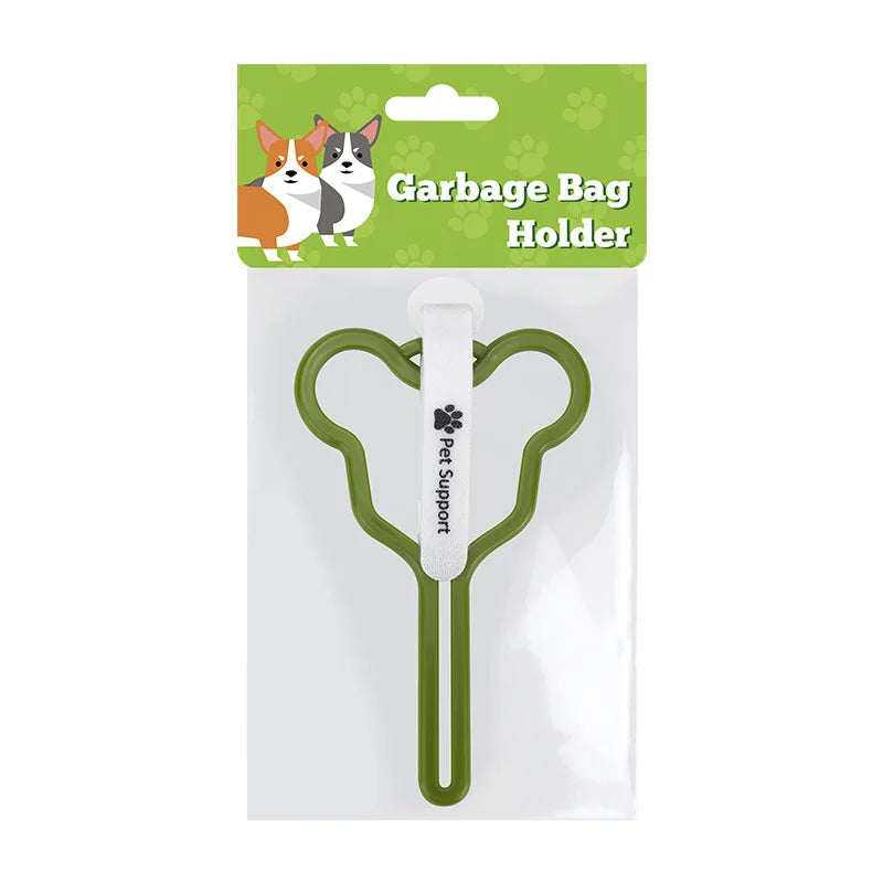Dog Poop Bag Dispenser with Leash Clip Holder
