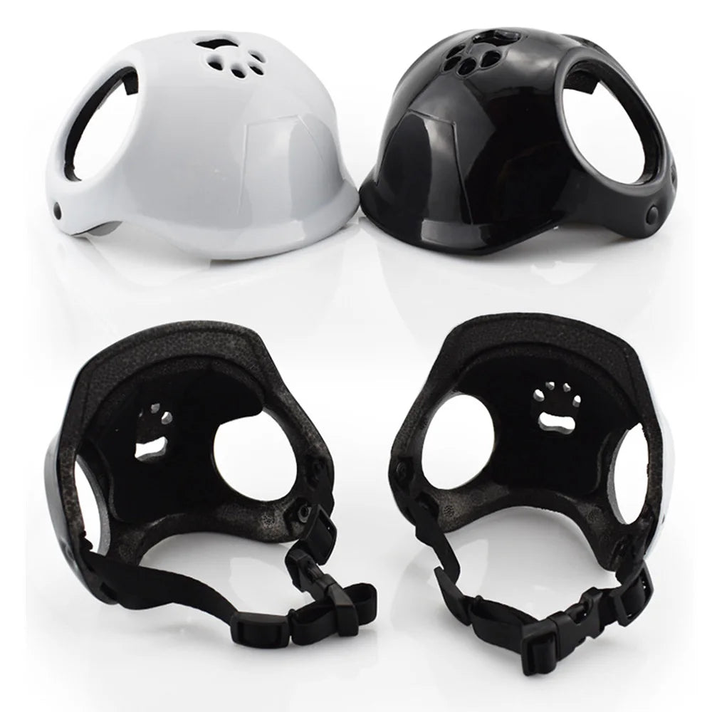 Motorcycle Helmet for Small Dogs with Ear Holes