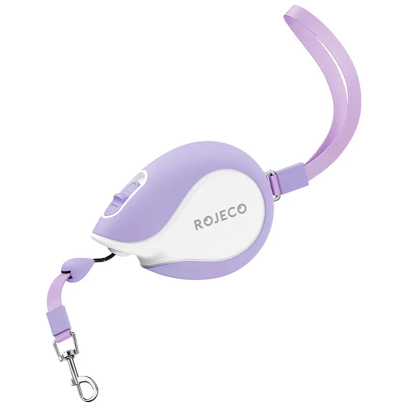 3M Mini Retractable Dog Leash — Compact Extendable Lead for Walking & Travel