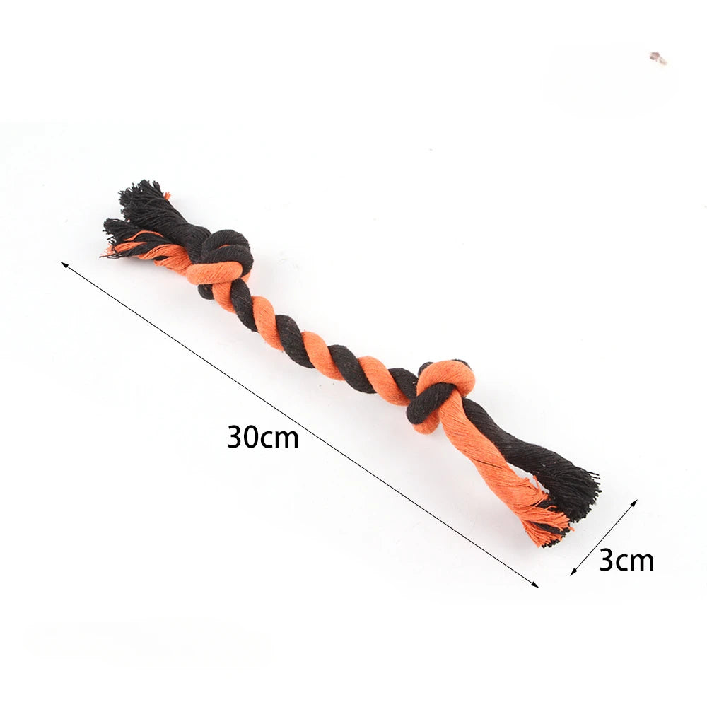 Cotton Rope Dog Toy for Teeth Cleaning and Chewing