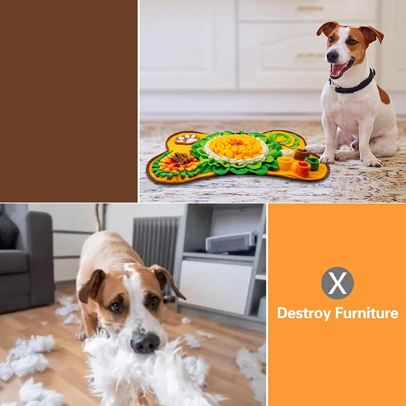 Dog Snuffle Mat — Slow Feeder, Stress Relief & Birthday Gift