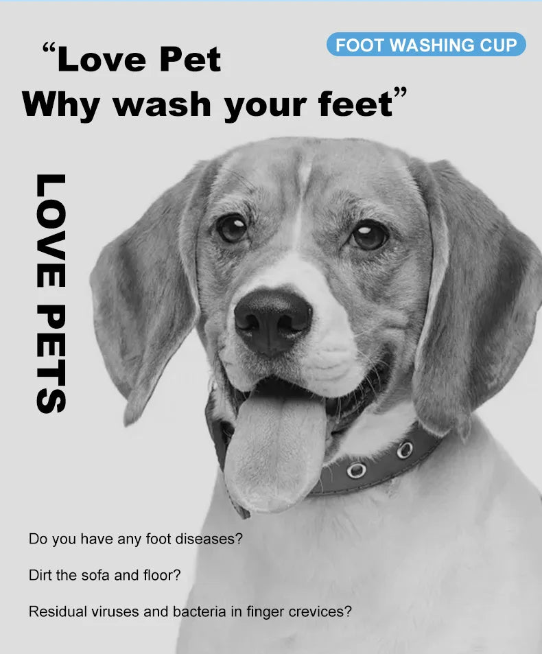 USB Rechargeable Dog Paw Cleaner