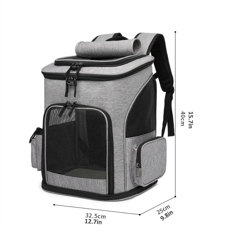 Foldable Cat Carrier Backpack